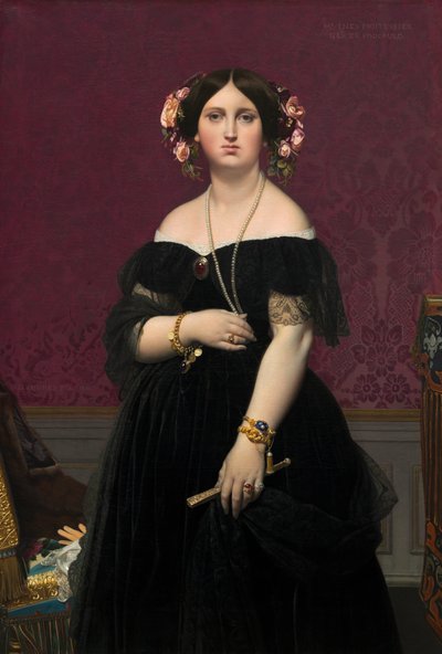 Madame Moitessier da Jean Auguste Dominique Ingres